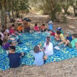 מעגל ילדים בכיתת יער